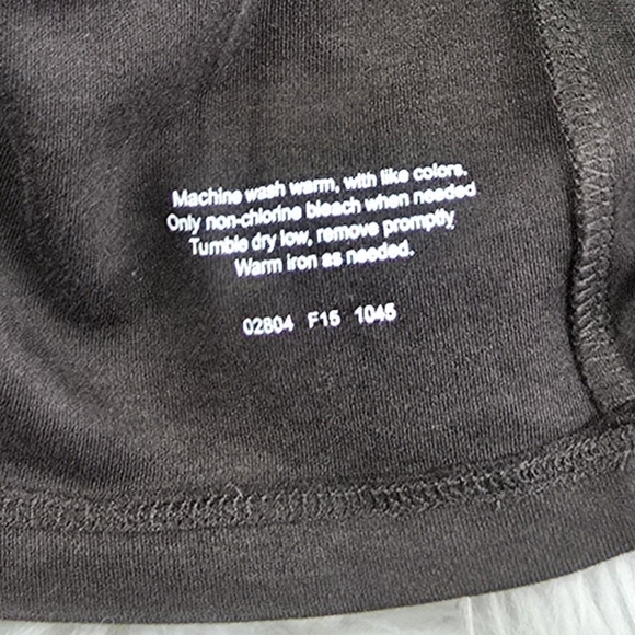 Fair Indigo Organic Pima Cotton Cowlneck Dress Size Small - Picture 7 of 12